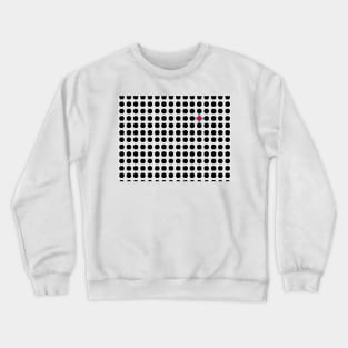 Grey & Red Tiling Tessellation Crewneck Sweatshirt